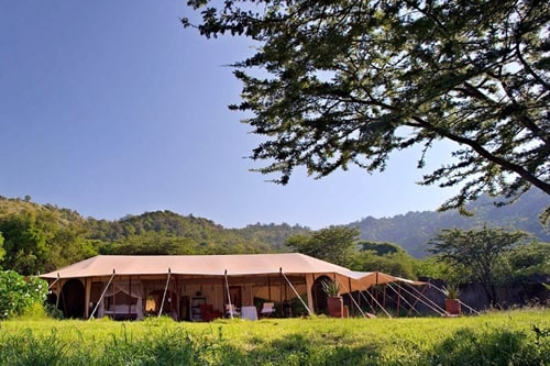 luxury tented camp